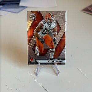 🔥 2025 Myles Garret Panini Mosaic Card. Cleveland Browns